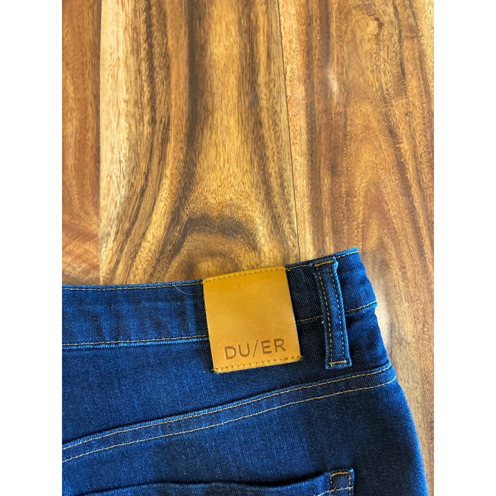 DU/ER Performance Denim Slim‎ Flare Jeans Indigo Blue Mens 32x32 WFLS4275 - Picture 6 of 10